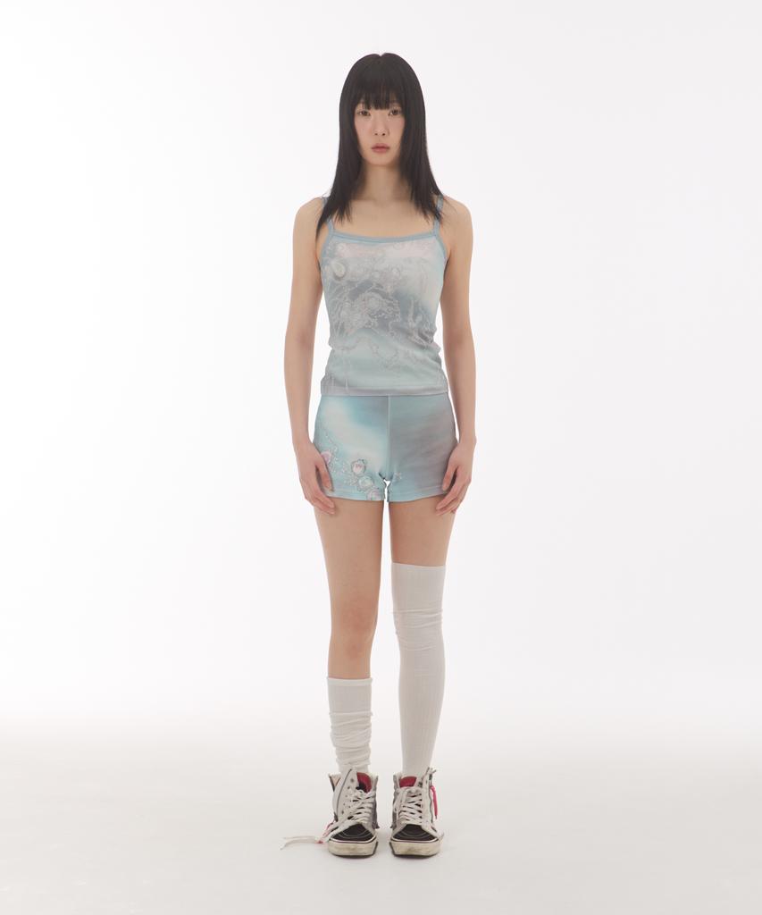 Myullib Graphic Micro Pants/Skyblue