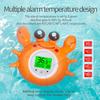 Solinder Floating Bathroom Thermometer for Babies Bathroom Thermometer with Room Temperature Fahrenheit Three Color Backlit Display