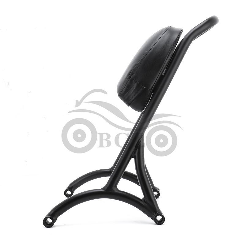 Modified Harley XL883 1200 Motorcycle Round Tube with Rear Backrest, Rear Arch, and Tail Rack (2004-2020)