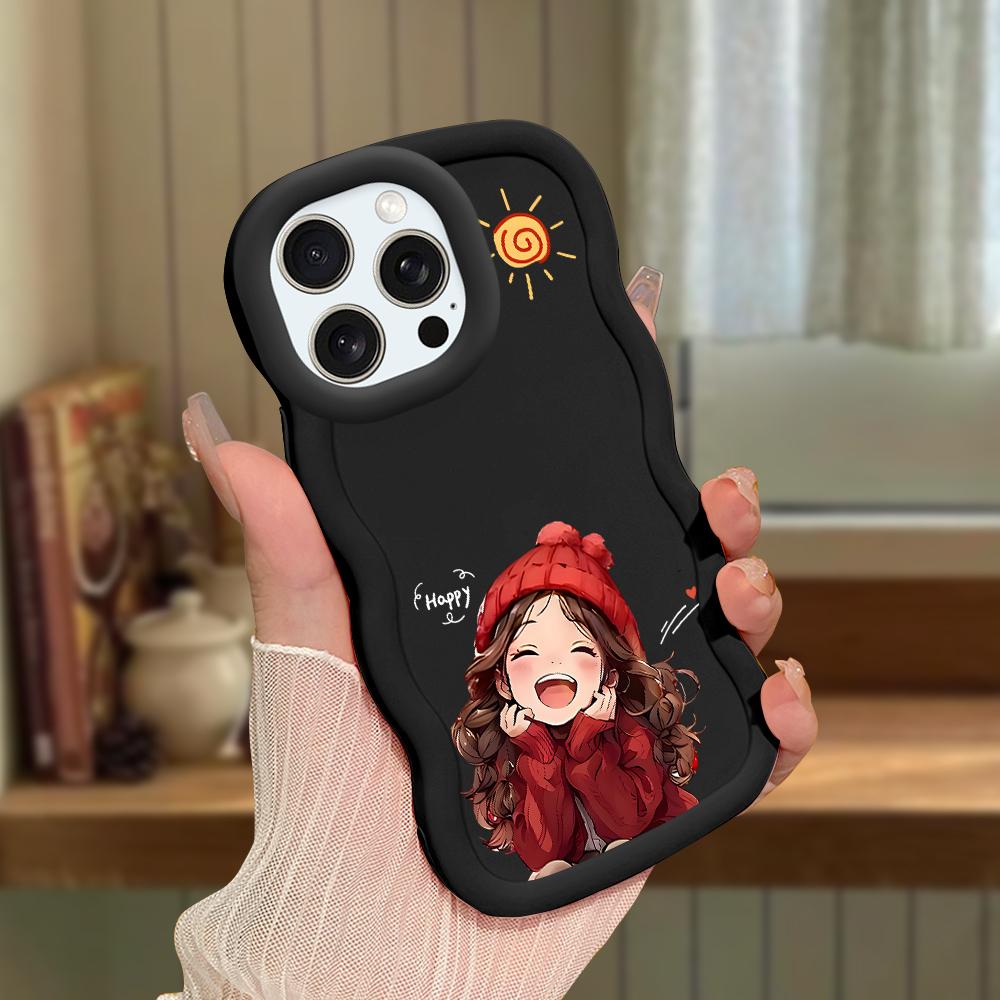 Big Wave Edge Mäkký silikónový materiál Macaron Puzdro na telefón Nárazuvzdorné ochranné gumové puzdro pre iPhone Samsung Huawei Honor Xiaomi Redmi OnePlus Moto