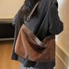 Large Capacity Tote Shoulder Bag Retro Faux Suede Women Handbags Soft Shopper Purses Designer Bags for Women Crossbody Bag