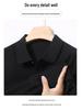 Men's Yilite Solid Color Ice Silk Polo Shirt - Short Sleeve, Cool and Comfortable for Business Wear