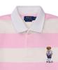 POLO RALPH LAUREN Classic Fit Polo Bear Jersey Rugby Shirt - Pink