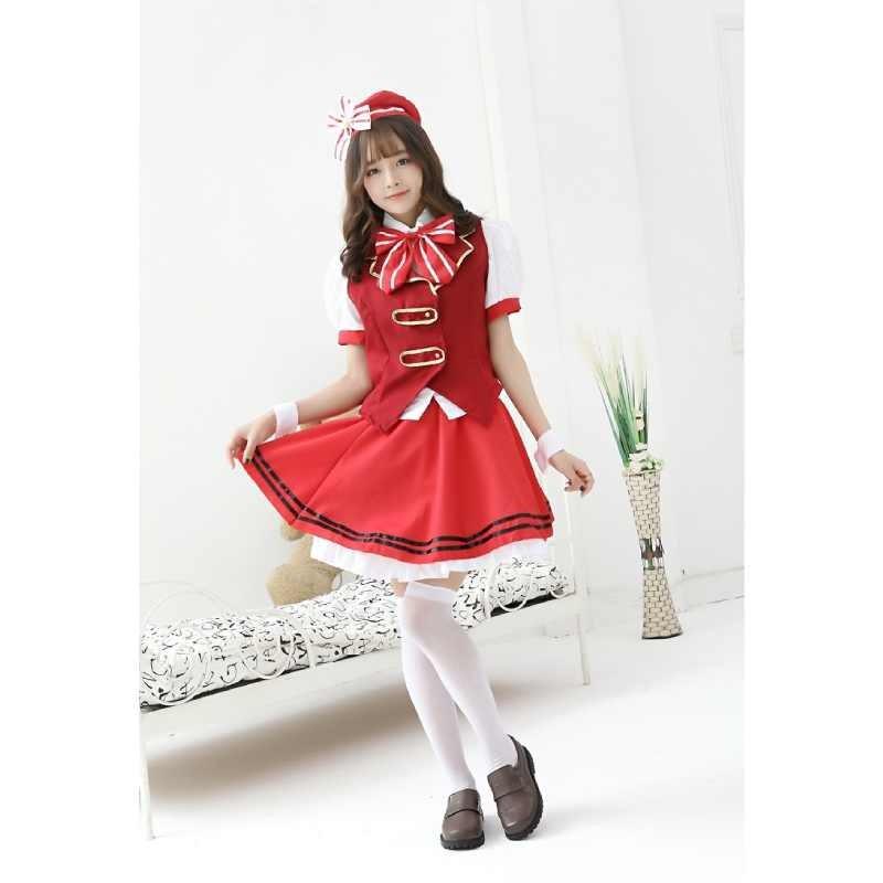 Go Chuumon Wa Usagi Desuka Kafuu Chino Cosplay Cosutme Female Anime School Attire With Polyester Fabric For Role Play