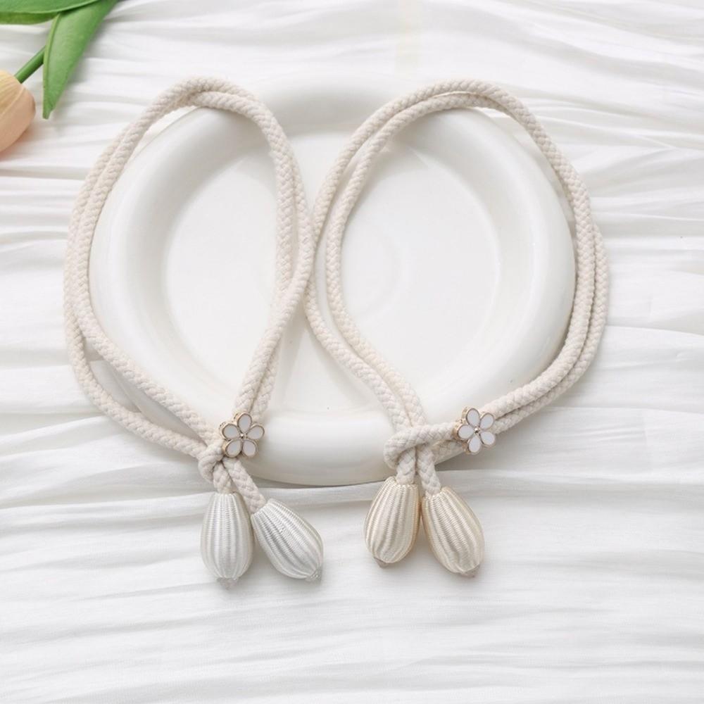 Adjustable Flower Curtain Tiebacks Minimalist Curtain Tie Rope Modern Curtain Binding  Living Room