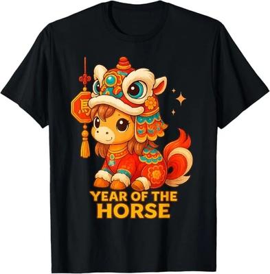 Chinese New Year of The Horse 2026 Lunar New Year Kids T-Shirt