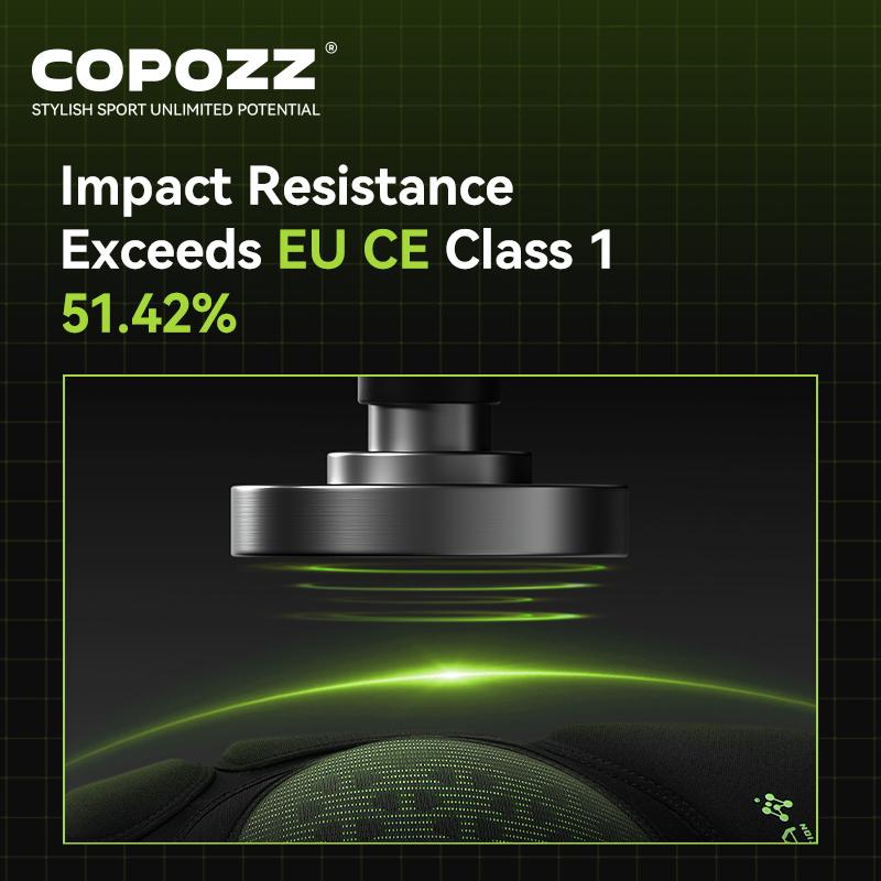 COPOZZ Sports Protective Gear Set Skateboard Adult ESA Sponge Thicken Impact-resistant Bicycle Women Men Ski Knee And Hip Pads