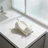 Bathroom Decor 10*18*9.5CM Cat Soap Dish Bathroom Accessory ABS Material Built-in Drainage Hole Organizational Tool