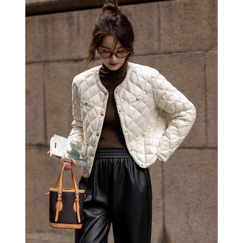 Madeline Tweed 90% Duck Down Jacket for Women
