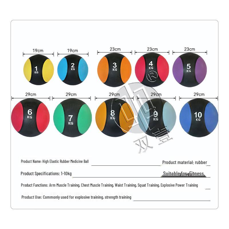 Shuangyi High-Elastic Rubber Medicine Ball