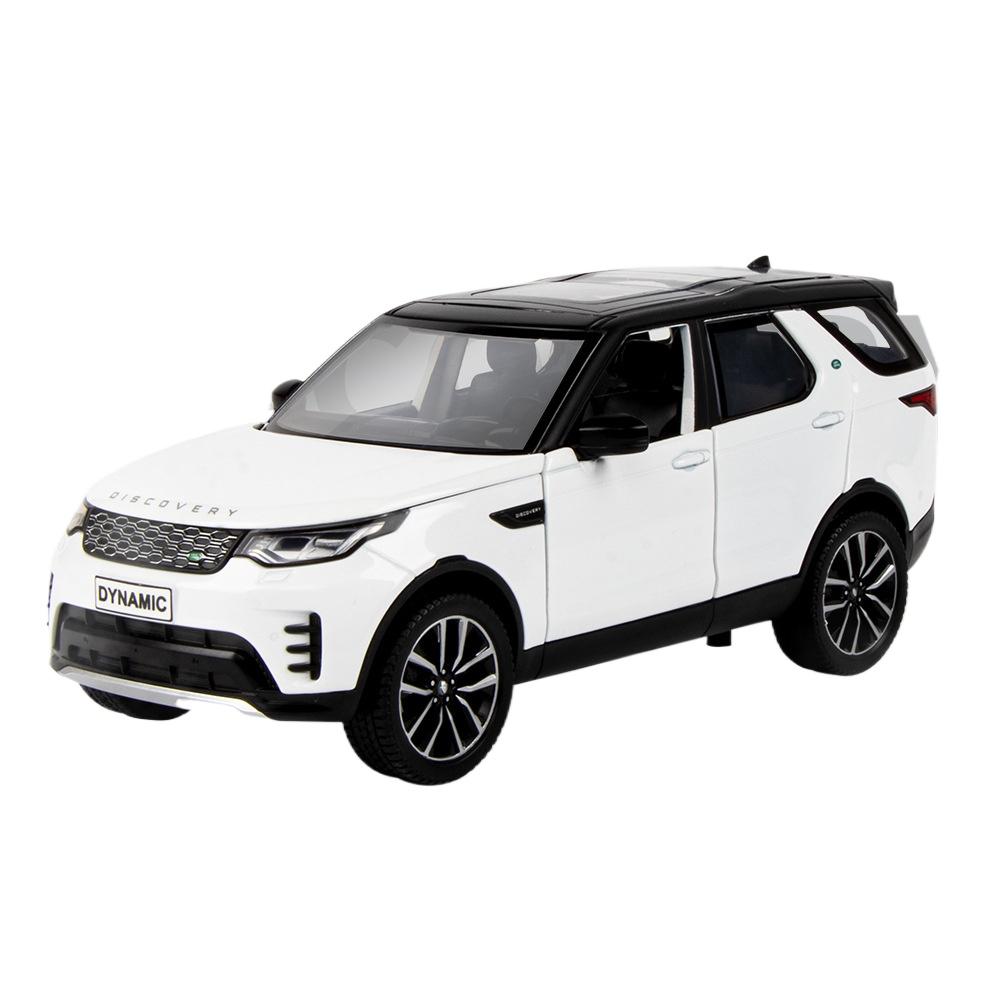 

1/24 Land Rover DISCOVERY R-DYNAMIC Внедорожник Металлическая модель автомобиля Игрушка Литье под давлением Металлическое литье Звук и свет Автомобильные игрушки Транспортное средство белый