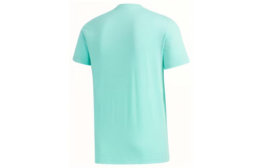 Adidas Neo T Shirts Men's Teal Crew Neck Moderate Straight Fit GK1553