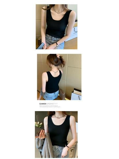 Damen Slim Fit Racerback Camisole Crop Top