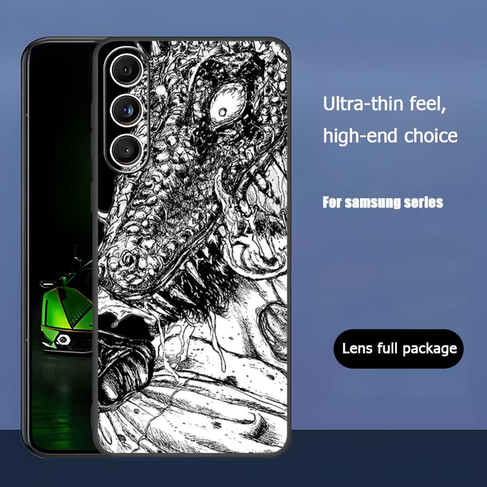 Dorohedoro risu nikaido Hot Phone Case For Samsung Galaxy S25 S24 S23 S22 S21 S20 Plus Ultra Note20 Soft Black
