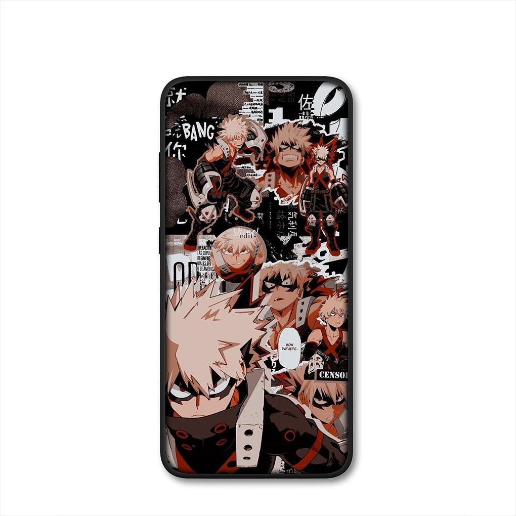 My Hero Academia Katsuki Bakugo BNHA Phone Cover for Xiaomi Redmi Note 11 10 9 8 Pro 9S 10S 11S 9A 9C NFC 9T 10A 10C 8A Case