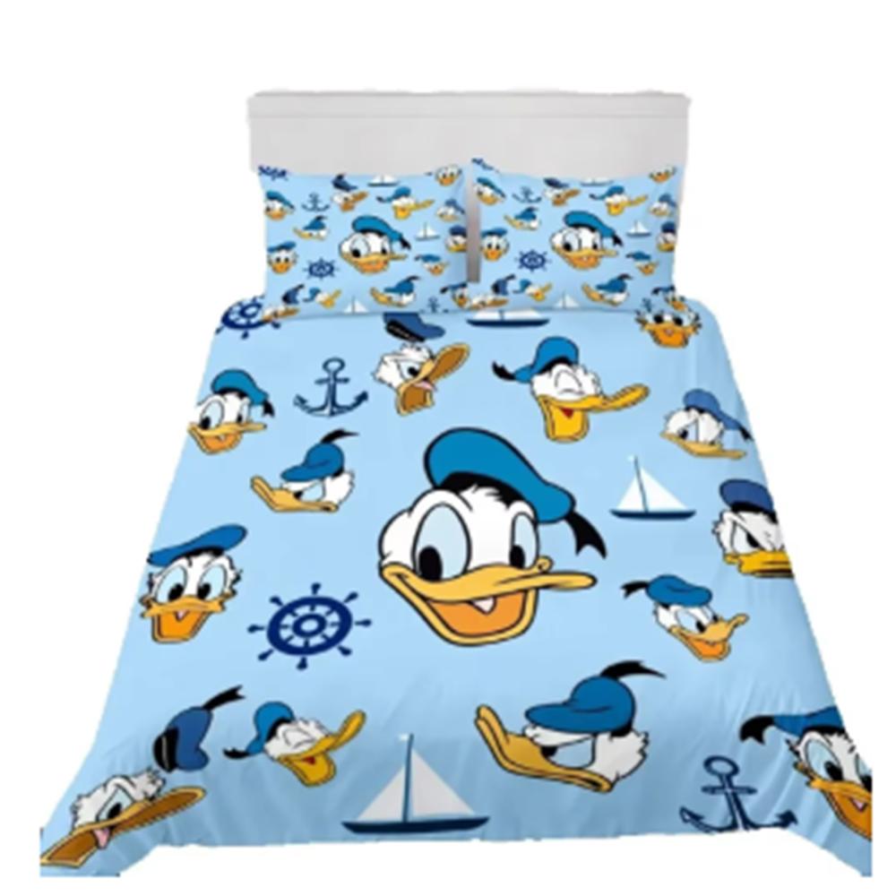 Povlak na peřinu Povlak na polštář Sada povlečení Vtipný Donald Duck Dospělý Chlapec Dívka Dekorace ložnice Dětský dárek Jednolůžko Dvojlůžko Velká velikost