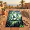VfL Wolfsburg FC Print Microfiber Beach Towel Quick Dry Absorbent Large Towel For Beach Swimming Travel