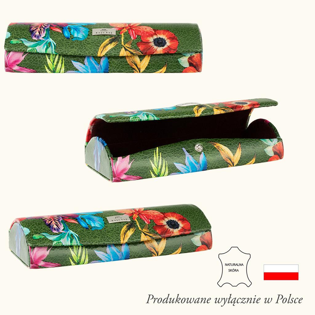 Colorful BajuBaj Glasses Case Made of Natural Leather ED107s157
