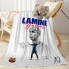 Lamine Yamal's Barcelona Player Celebration Blanket Warmthful Decor Great for Office Bed Sofa Four Seasons Universal Digital Print Gifts For Family Or