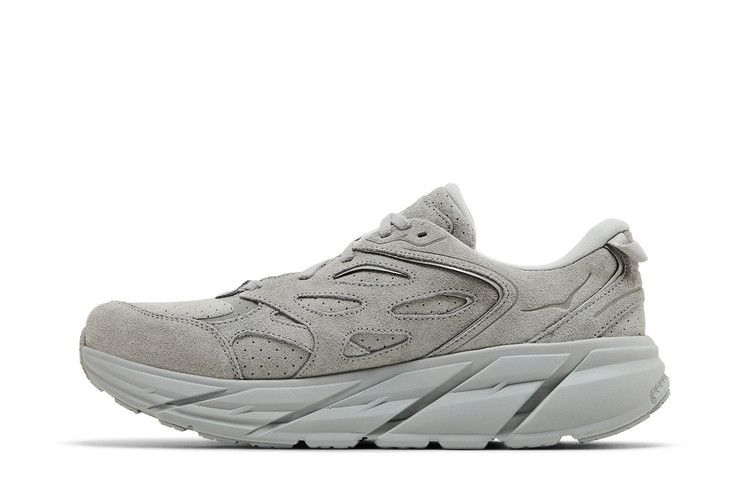 Men's Sneakers Hoka One One Clifton L Suede Limestone (All Gender) Limestone/Limestone
