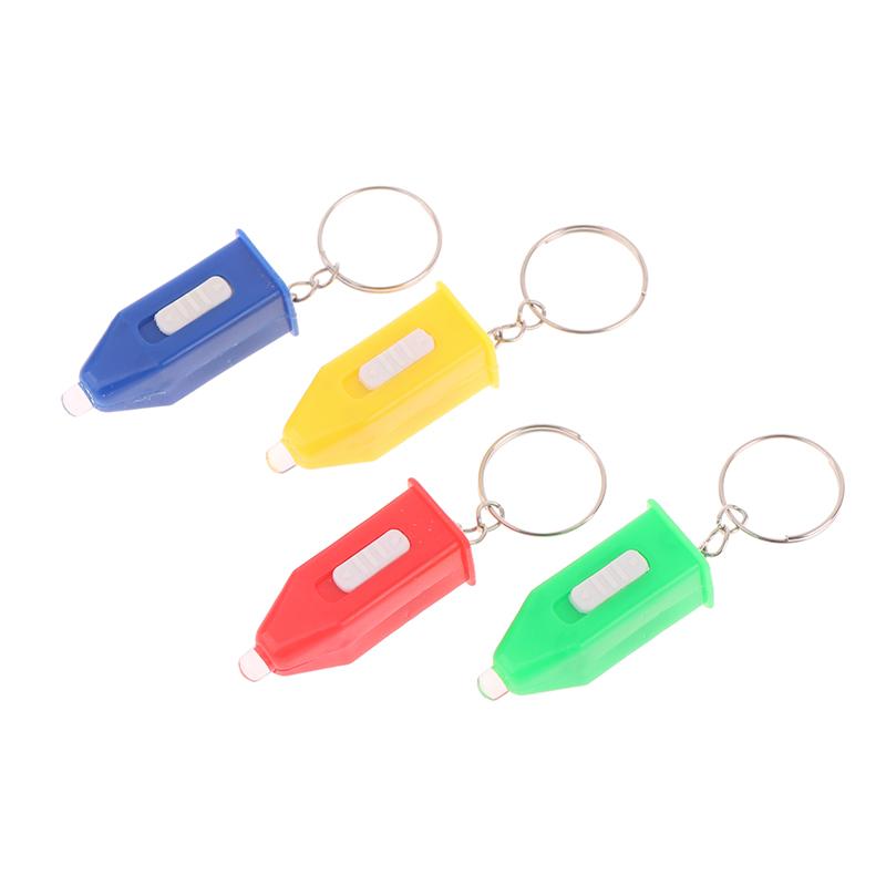 Pagoda Type Led Uv Flashlight Mini Blu-Ray Money Detection Lamp Portable Backlight Flash Torch Lamp Purple Color Flashlight