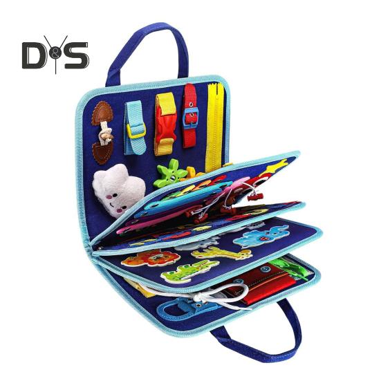 

Детская фетровая доска с буквами, буквами, формами, цветами, животными, мелкой моторикой, дошкольным обучением, книгами для мальчиков и девочек, портативными, для путешествий, обучающими синий