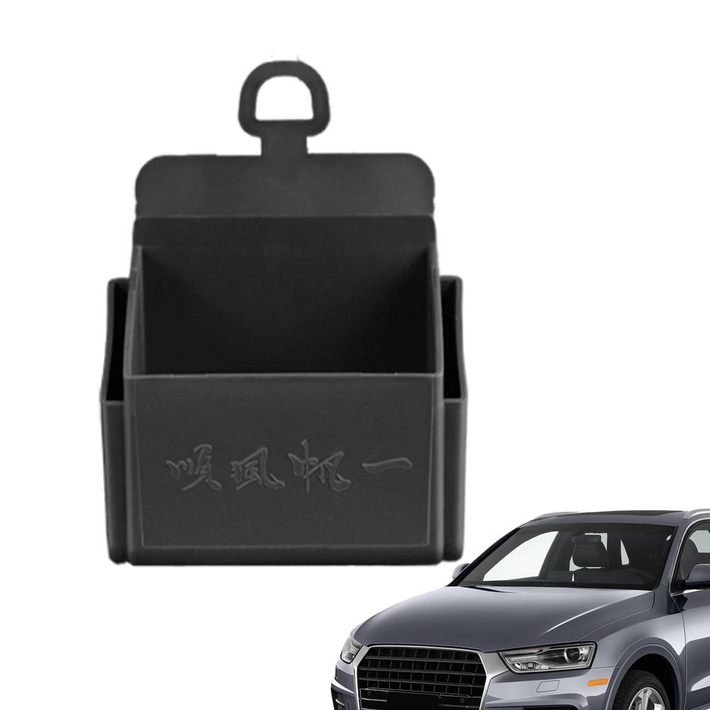 

Органайзер для автомобиля, многофункциональный автомобильный органайзер, портативный модный ящик для хранения, аксессуары для автомобильной организации чёрный