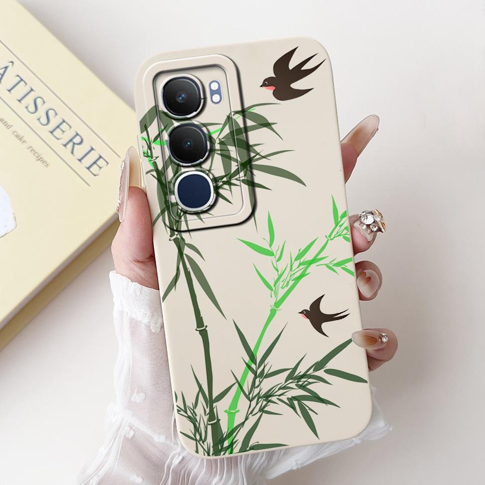 For Vivo Y19 1915 Case Y19S V2419 Luxury Fashion Cute Cartoon Girl Shockproof Silicone Back Cover For Vivo Y19s Phone Case Funda