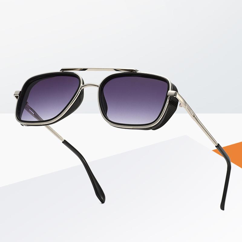 New Vintage Square Sunglasses Women Men Metal Frame Rectangle Sun Glasses Oval Eyewear Sunglasses for Male Female Eyeglasses