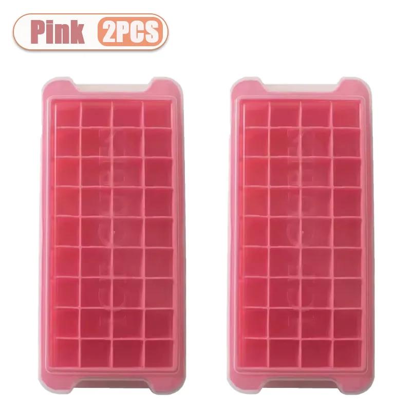 1-4PCS Silicone Ice Compartment Ice Cube Molds Easy Release Square Ice Mold for Whiskey Ice Ball Maker Kitchen Supplies