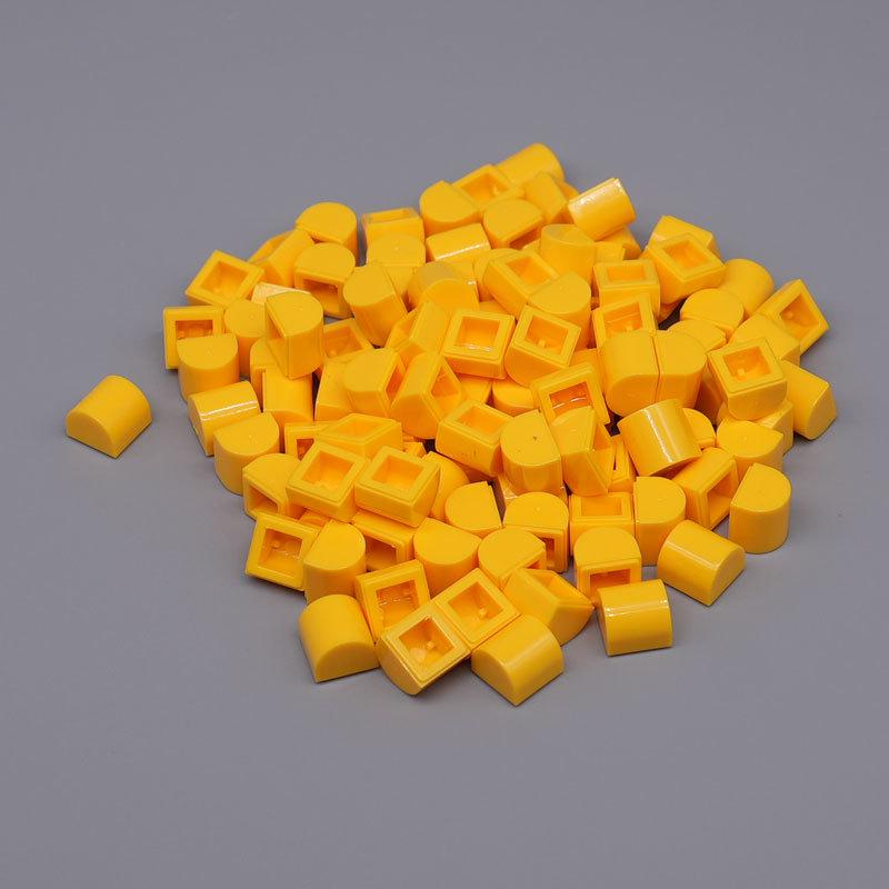 Handmade Smooth Arc Bricks – Compatible MOC Assembly Building Blocks 49307