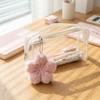 Friendship Plush Flower Keychain Ornaments Bag Hanging Trendy Fluffy Flower Pendant  Gifts