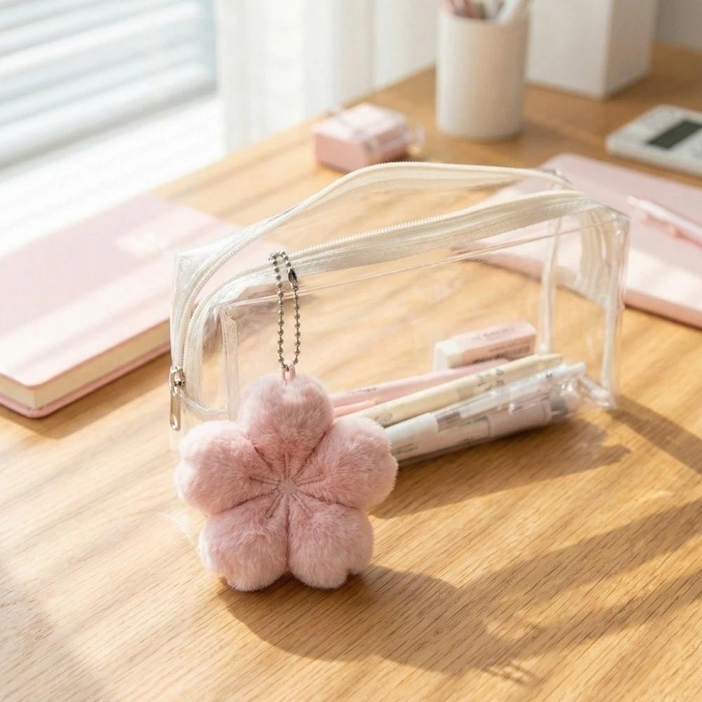 Friendship Plush Flower Keychain Ornaments Bag Hanging Trendy Fluffy Flower Pendant Gifts