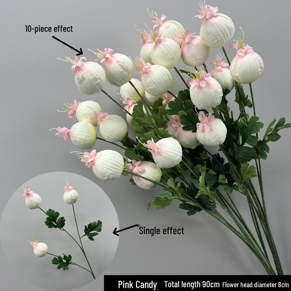 Wedding Pink Series Peony and Rose Artificial Flowers for Decorations