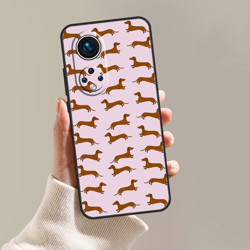 

Dachshund Dog Case For Honor Magic 8 6 5 7 Pro X9d X9c X9b X9a X8c X8b Win RT 50 70 90 200 400 Lite Cover Honor 200 Lite