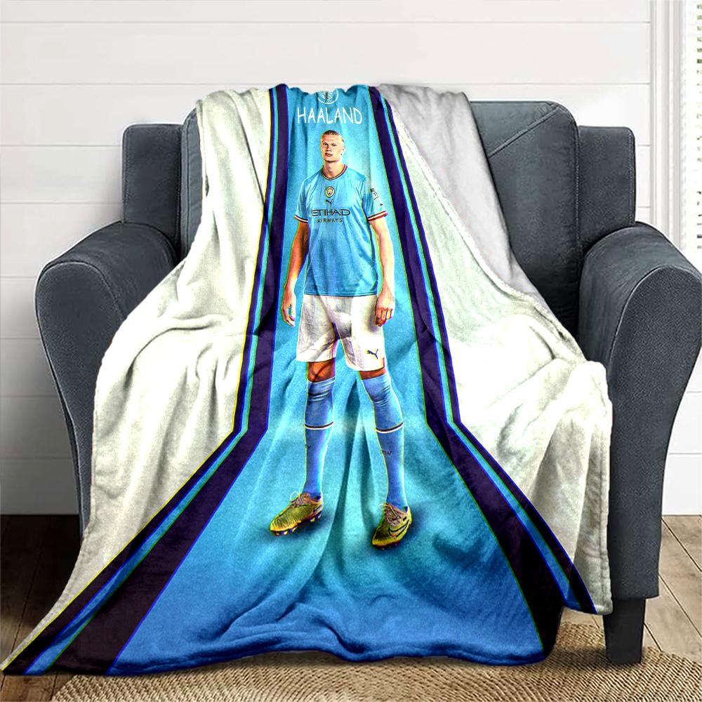 Haaland Blanket Warmthful Decor Suitable for Picnics Office Chair Livingroom for All Occasions Stylish Decor Birthday Christmas Gift Blanket