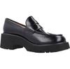Women's Camper Milah K201425 Moccasin Slip-ons Black 002