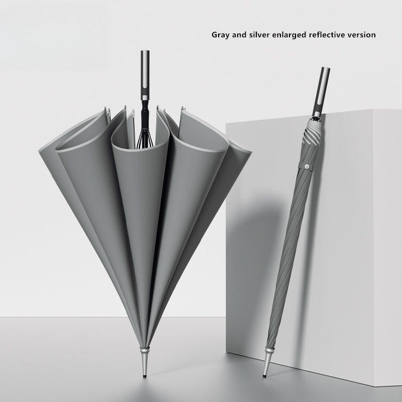 Light Luxury Long-handled Handle Umbrella Enlarged Reinforced Thickened Sturdy Wind-resistant Straight Handle Business Umbrella