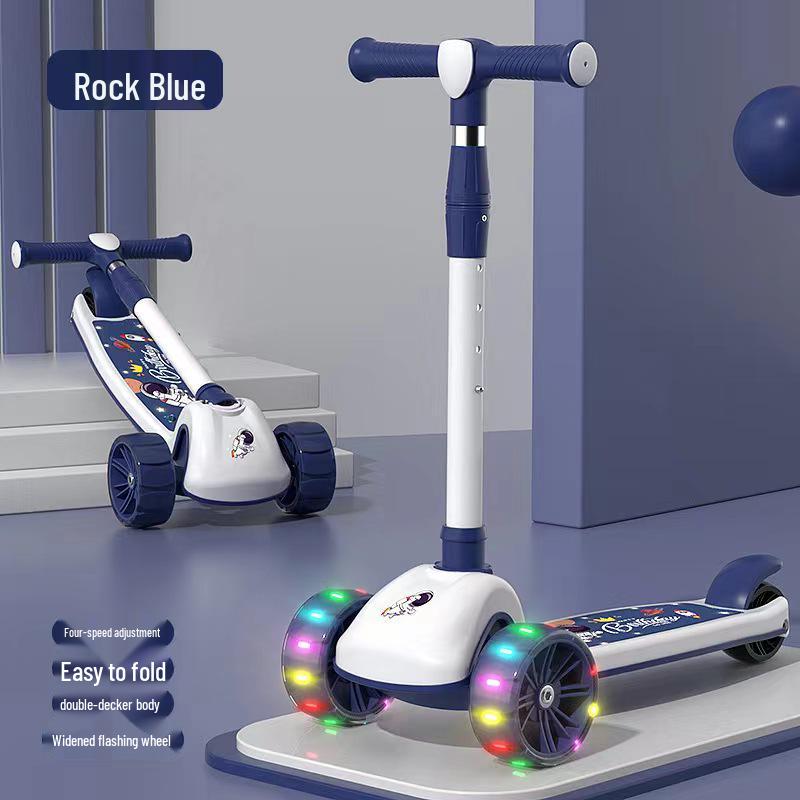 

Складной детский самокат для возраста 2-12 лет - Унисекс самокат на одной ноге