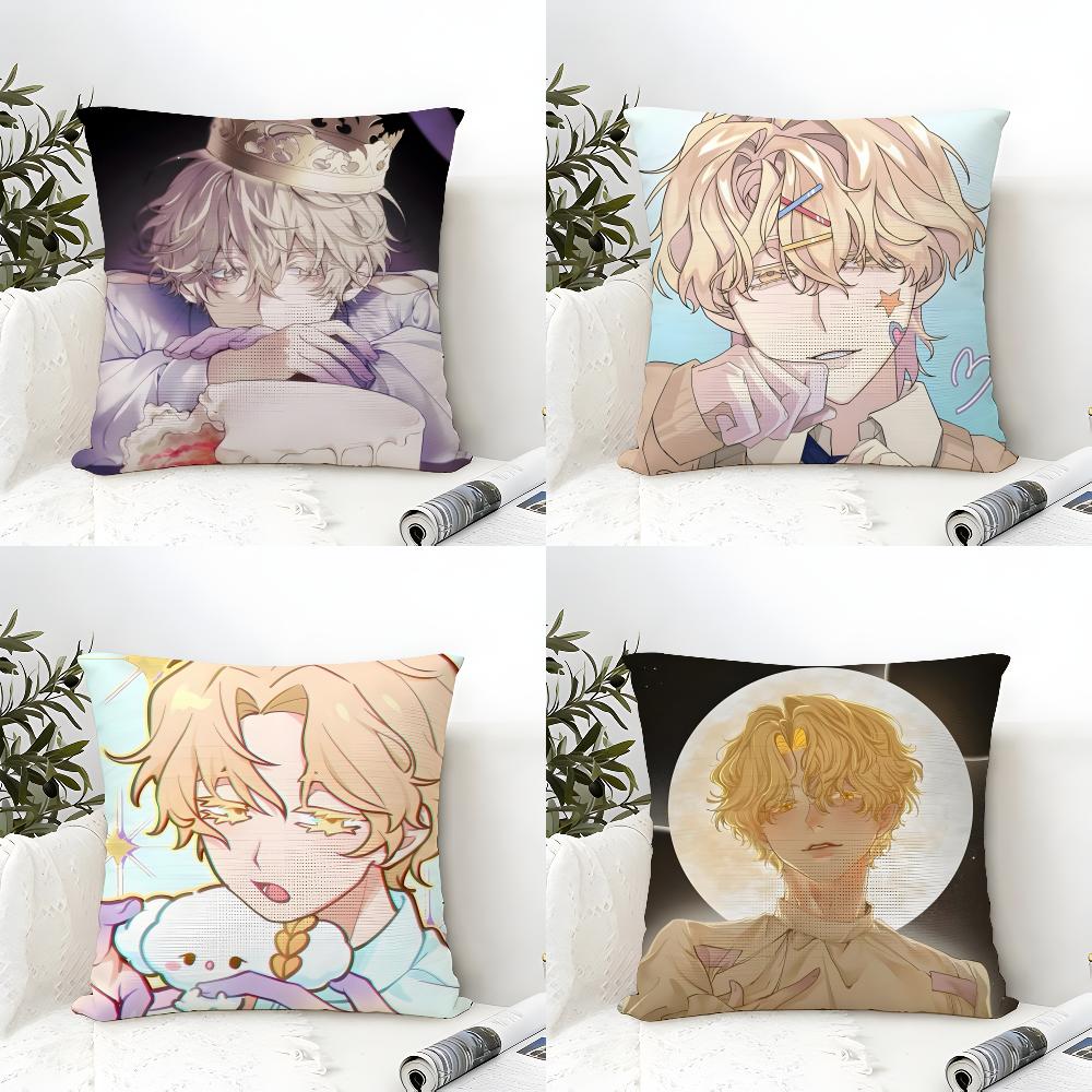 AAlien Stage Luka Boy Cushion Cover Eco Linen Pillow Case DoubleSided Print Breathable Durable Zipper Home Decor Gift
