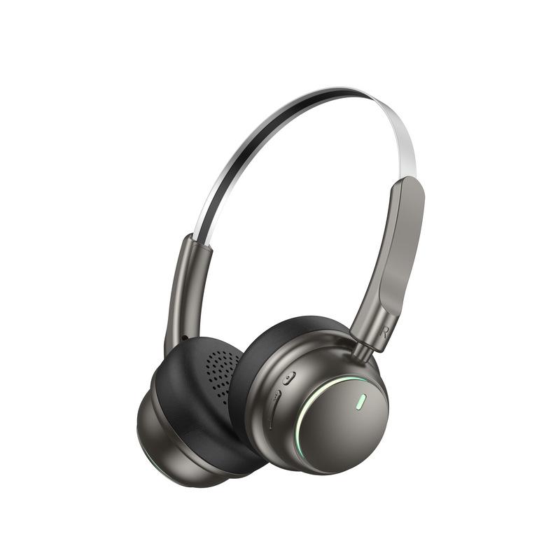 

Стильная беспроводная Bluetooth-гарнитура с шумоподавлением для игр, спорта и повседневного использования чёрный