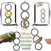Enrichment Toy Reptile Climbing Toy Acrylic Gecko Climbing Rings  Pet Terrarium