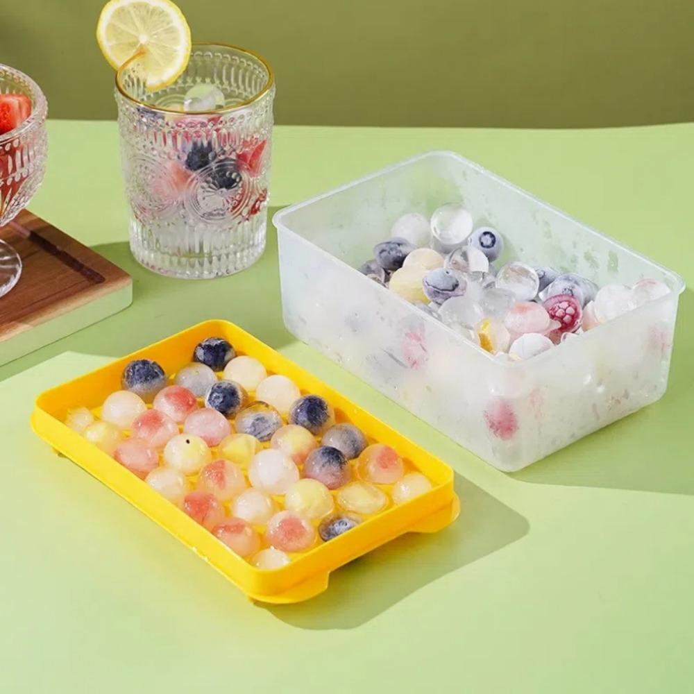 Round Ice Cube Tray Silicone Whiskey Sphere Mold Creative Ice Grid Mold  DIY Mould