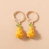 Cute Simulation Fruits Earrings for Women Grape Strawberry Apple Drop Earrings Girls Jewelry Gift