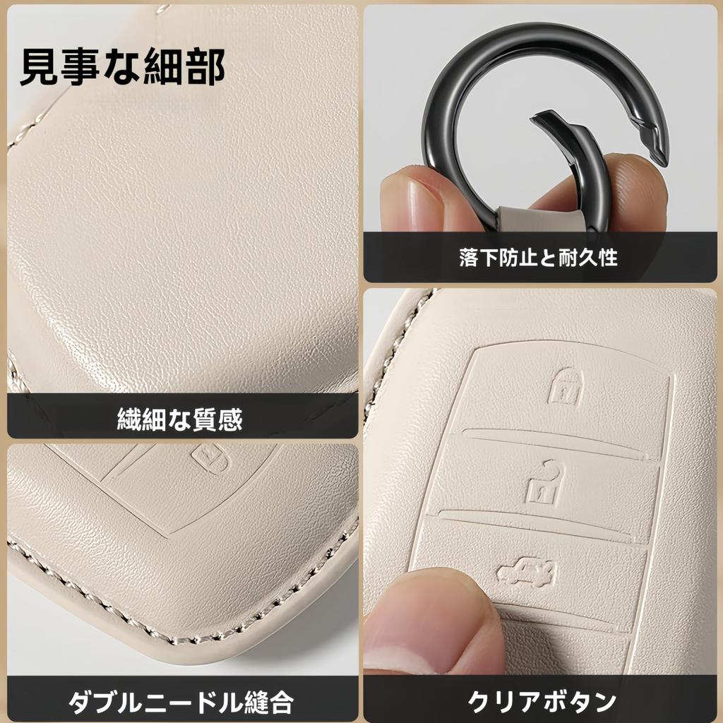 [Khgdfvw] Compatible Mercedes Benz Key Case New Genuine Leather Key