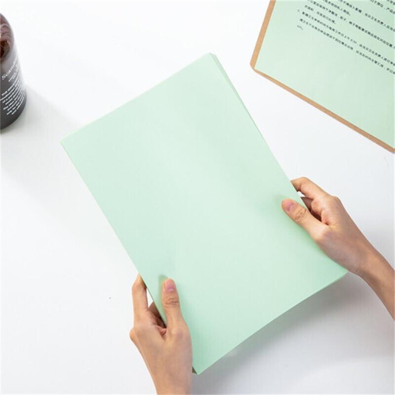 Deli A4 80g Light Green Color Copy Paper (2-Pack)
