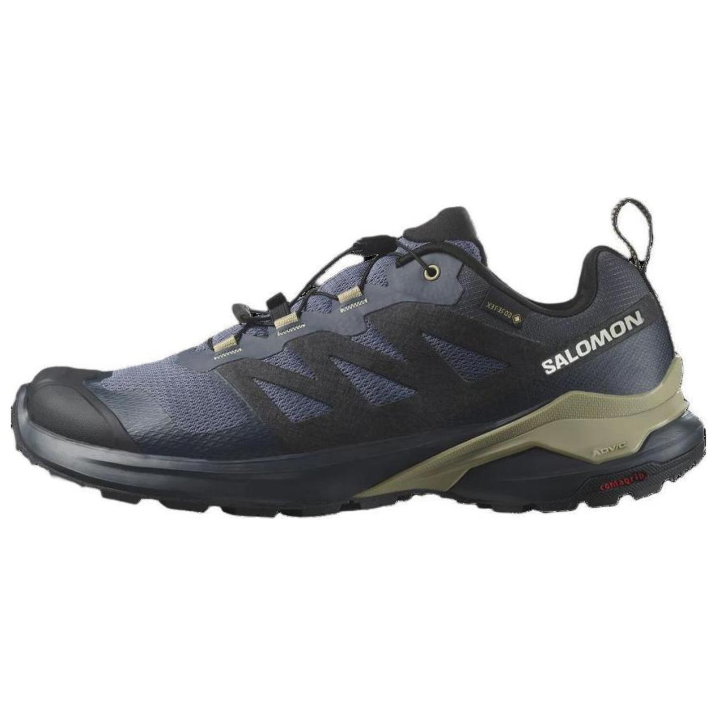 

Salomon X-Adventure Comfortable Versatile Shock Absorbing Non-Slip Wear-Resistant Low-Top Running Shoes Men Running Shoes Blue Black 475260 45⅓