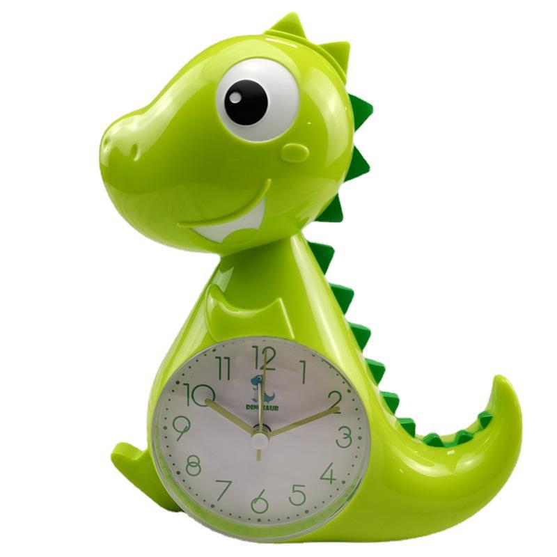 Cute alarm clock dinosaur shape children's clock bedside clock cartoon bedside clock lazy bug wake up elementary school student clock K11