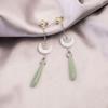 Elegant Clip-On Triangle Earrings for Non-Pierced Ears - Versatile, Light Luxury for Everyday Wear.