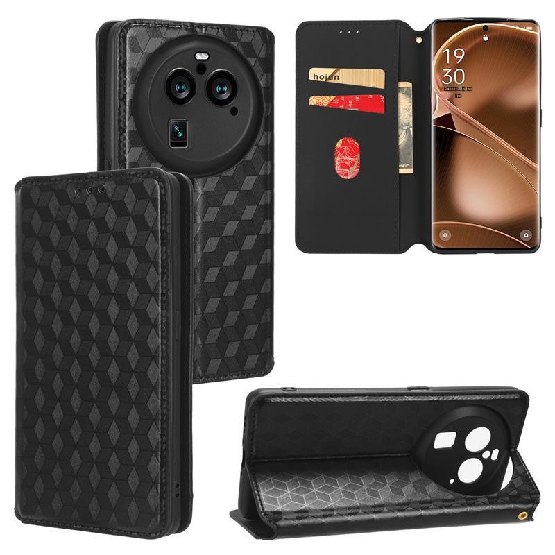 Oppo Find X6 Pro Leather Case: Durable, Multi-Card, Anti-Drop, Stand Feature
